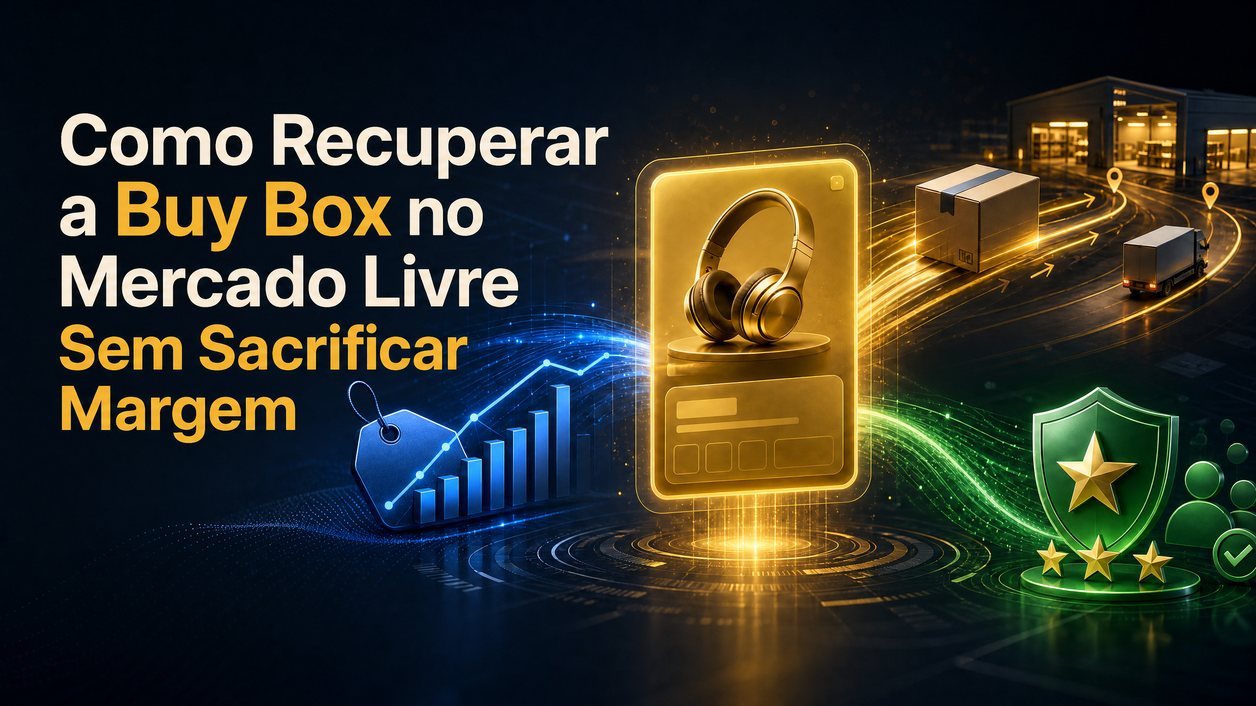 Como recuperar a Buy Box no Mercado Livre sem sacrificar margem, equilibrando preço, SLA de entrega e reputação do vendedor.