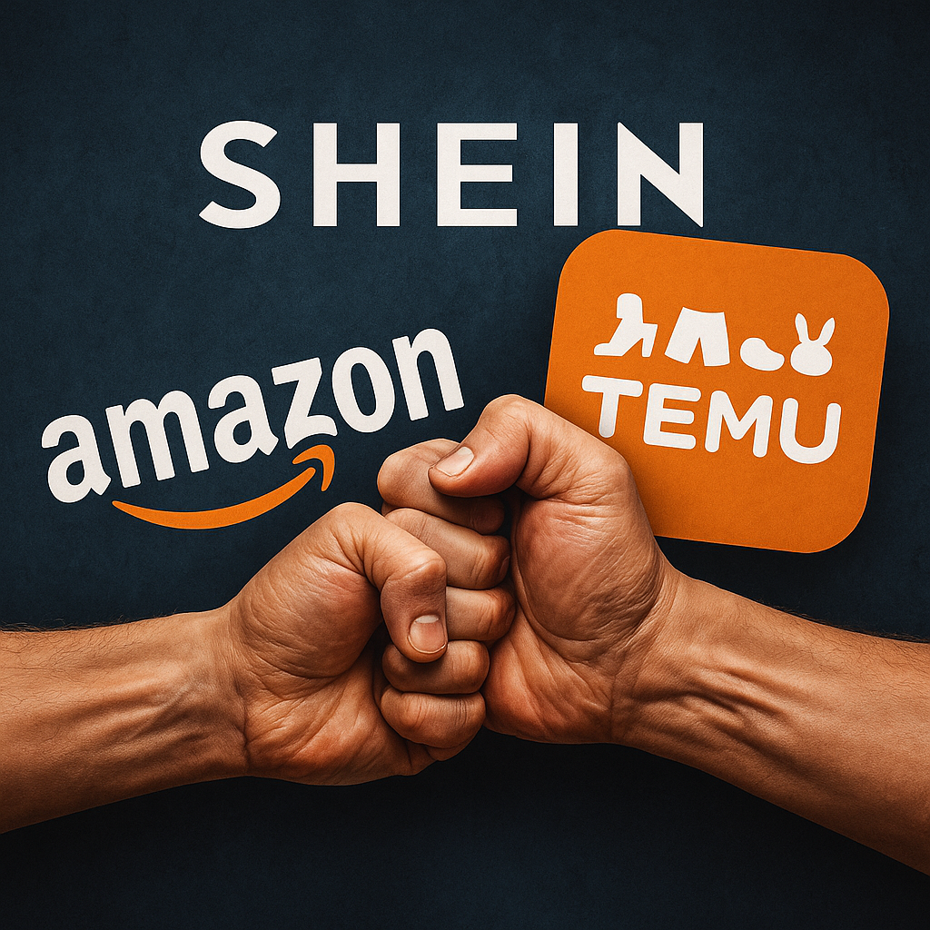 Amazon contra Shein e Temu